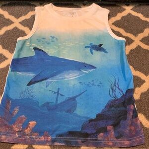 Boys size 7 shark tank top